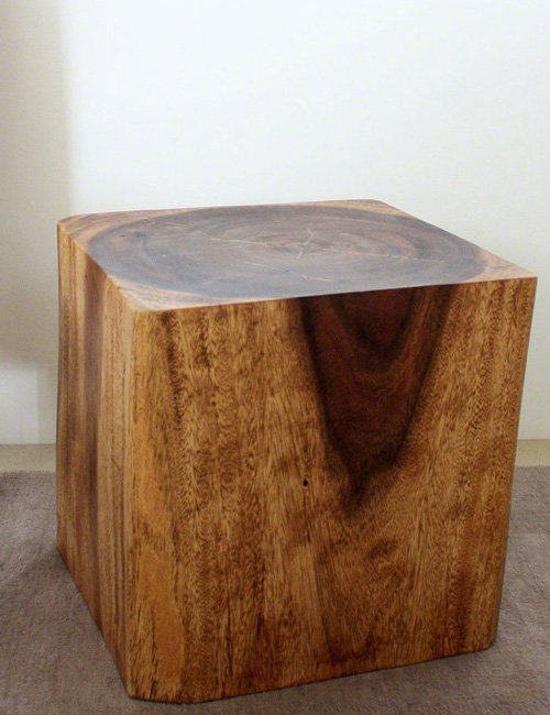 Cube Table in Walnut-image
