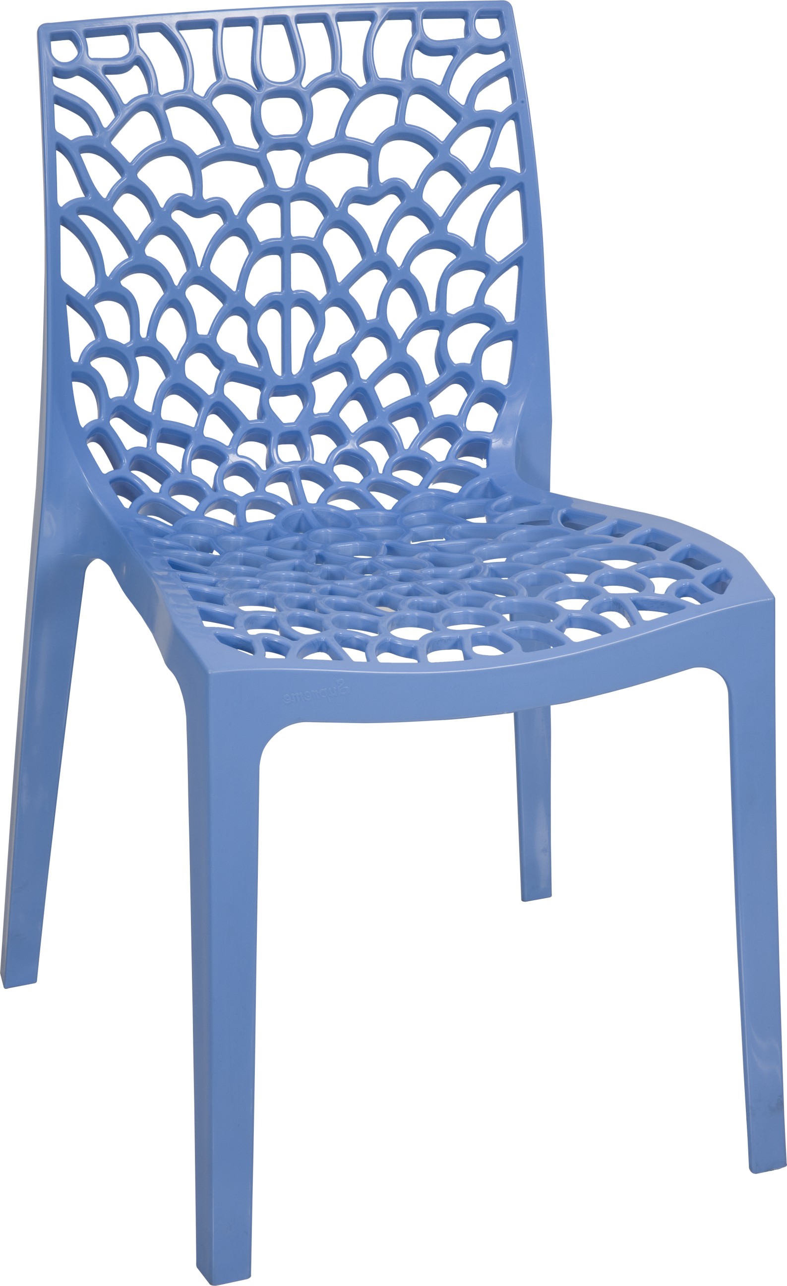 Karissa Plastic Resin Chair in Blue-image