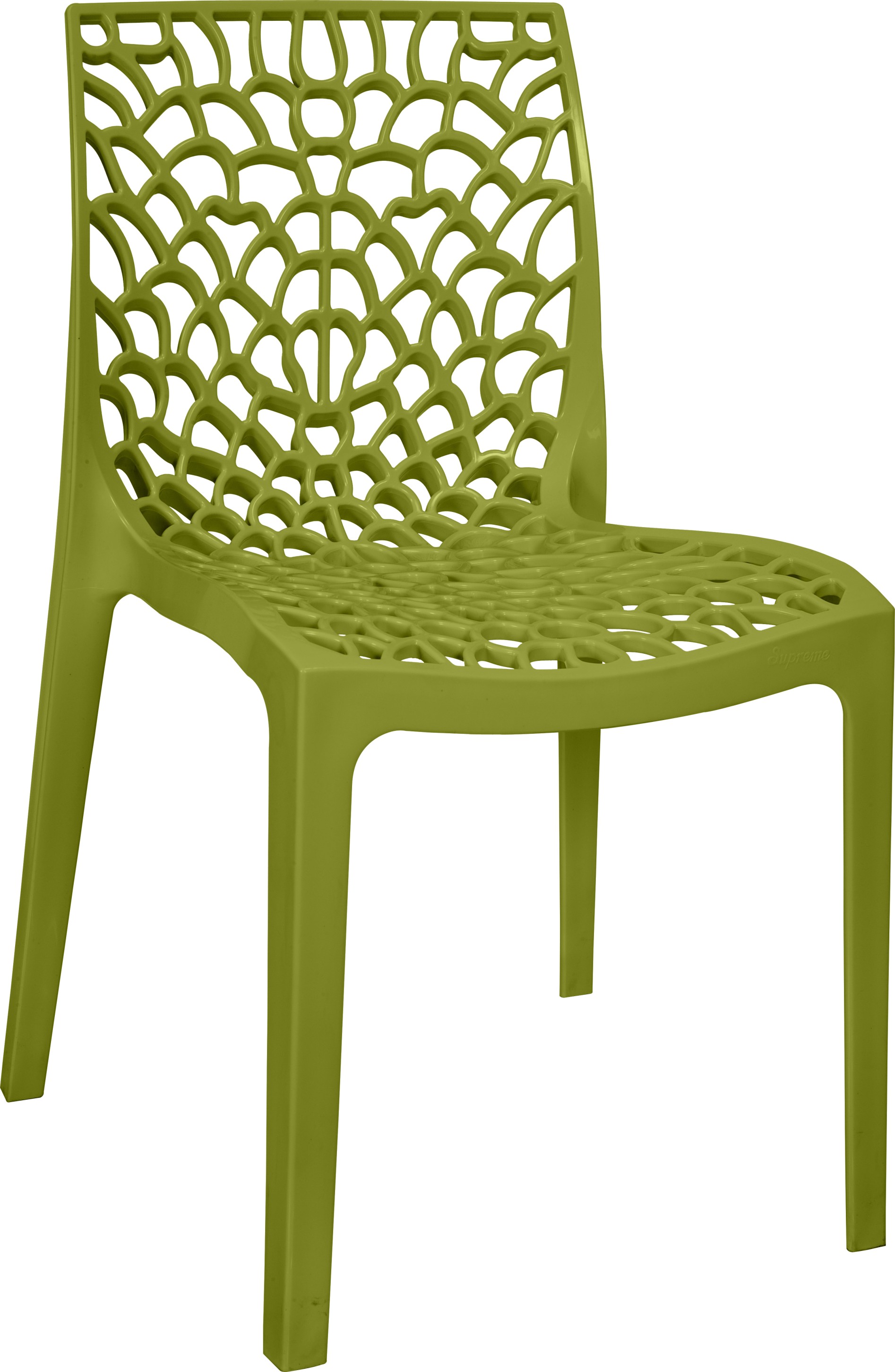 Karissa Plastic Resin Chair in Green-image