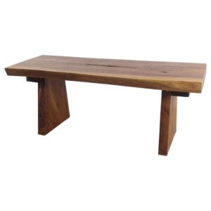 All wood bench